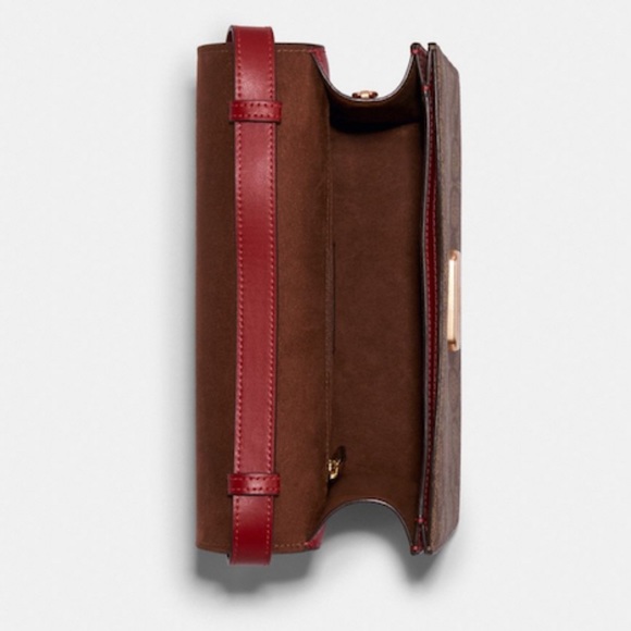 Coach Brynn Flap Crossbody In Signature Canvas Bag - Picture 5 of 12